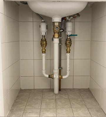 Plumbing after 2