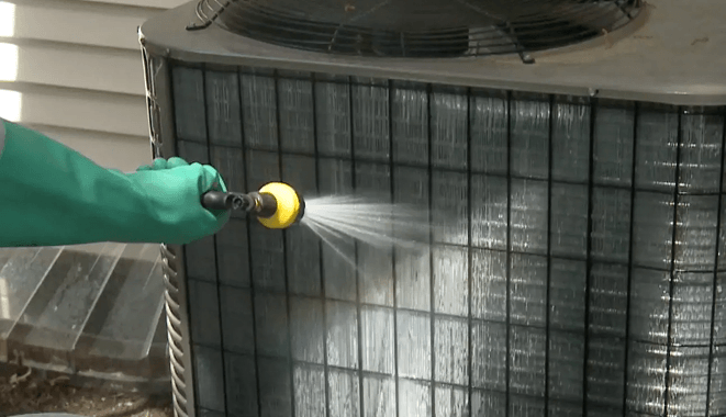 handyman Condenser Coil Cleaning