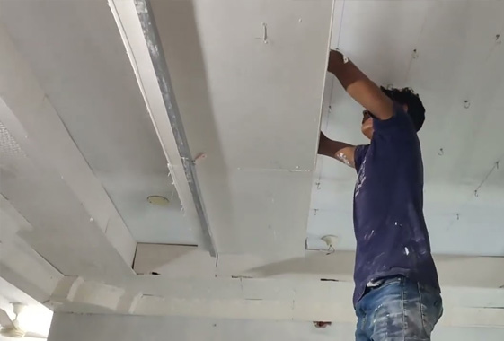 Single-Touch-Technical-Services-gypsum install